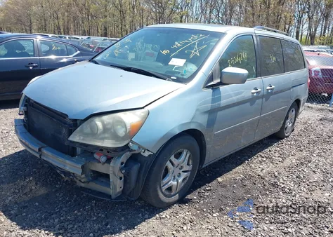 2006 Honda Odyssey Ex-L из США, поврежденный, VIN 5FNRL38786B105476